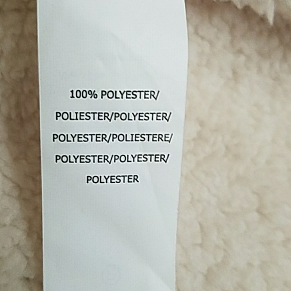 Pretty Burgundy sherpa lined coat - Picture 6 of 8